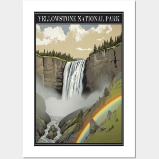 Yellowstone National Park Vintage Poster Posters and Art